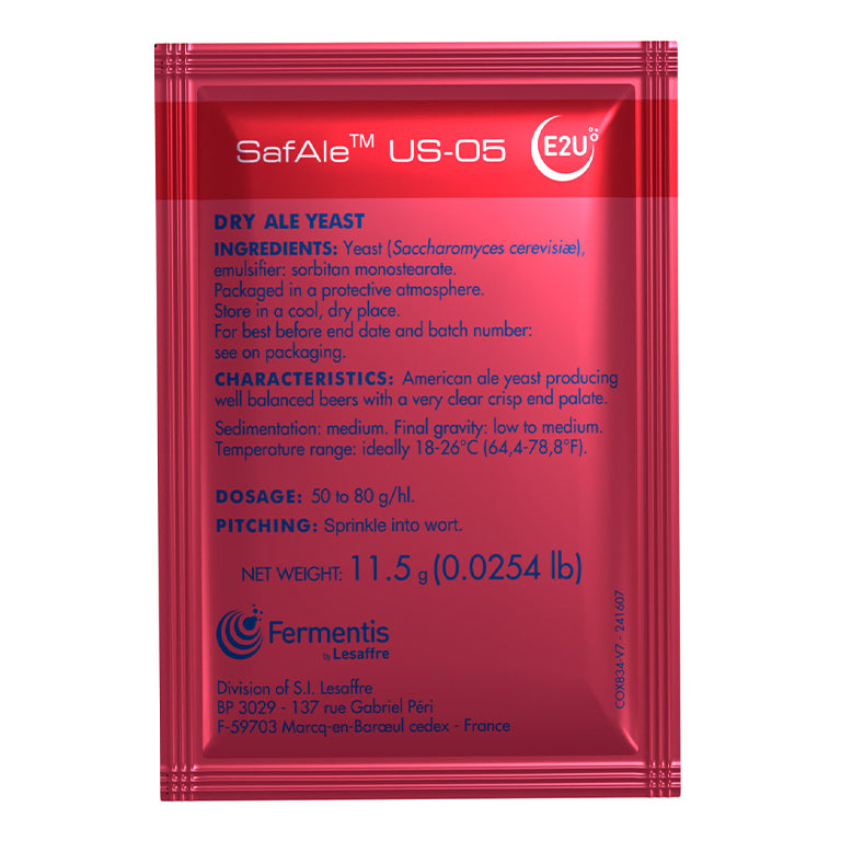 US-05 Dry Ale - Yeast (11g)