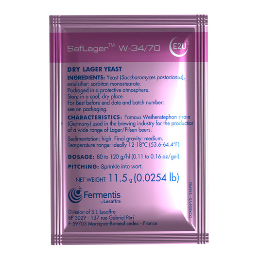 W-34/70 Dry Lager - Yeast (11g)